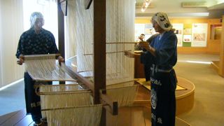 そうめんが学べるスポット　そうめん中心のレストランや試食もあります