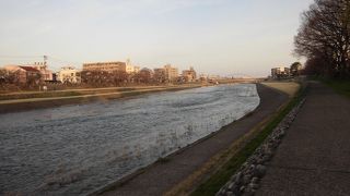 金沢市内を流れる犀川