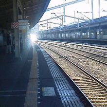 ドクターイエローが停車しているのに気が付かなかった（涙）