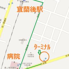 ターミナル道順map