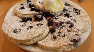 食べ応えのあるパンケーキ