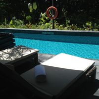 プール付きの部屋（プールは計３室と共用）