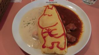 ムーミンのオムライス