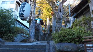 通り過ぎそうな場所にある、歴史のある神社です