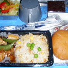 機内食（チキン）