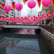 ランタンが飾られ華やかでした