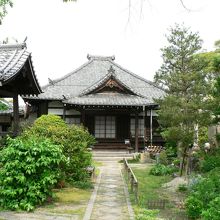 淀君が鶴松を出産した淀城(淀古城)本丸跡の妙教寺