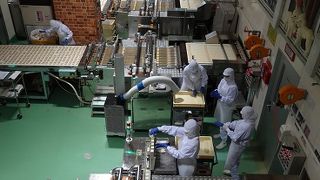 甘い香りが漂う工場