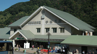 トロッコ電車の始発駅