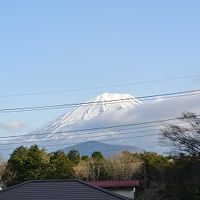 富士山の見える部屋からの眺め