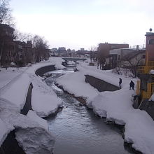 月寒川の景観