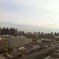 PM2.5の影響は少なく、遠くのビルまでよく見えています。