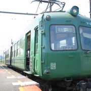 熊本電気鉄道の車庫がある駅