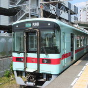 西鉄と甘木鉄道の駅は離れていた