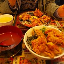 人気のぶっかけ丼です