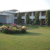 庭から見た客室です。