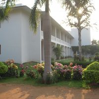 庭から見た客室です。