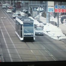 5月上旬から新型車両が走るそうです（STVニュースより）