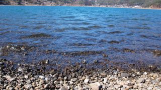 ニュースで放送されているように、水量が少なかったです