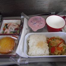 復路　機内食