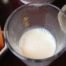 必ずついてくる豆乳