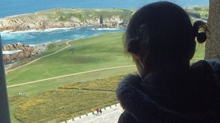 世界遺産の塔から、ア・コルーニャの海を見渡せる絶景スポット
