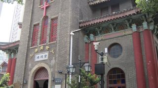 中国式の教会が珍しい