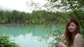 決してキレイなブルーじゃない