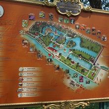 離宮全体の地図