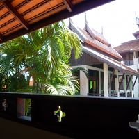 部屋から中庭方向　夜はﾗｲﾄｱｯﾌﾟされます