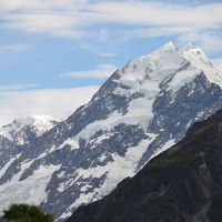 窓からの眺め。マウントクックが一望できる