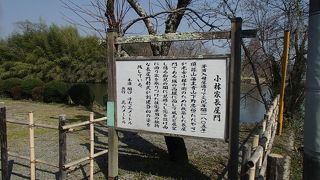 、篠山藩主青山忠祐（ただやす）が老女小林千衛のために改築した長屋門です