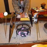 夕食　お狩場焼き