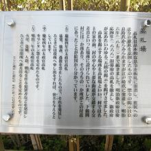 高札場が再現されています。