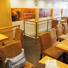 ２階のテーブル