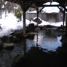 百沢温泉の露天