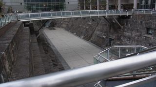 大きな造船所跡。