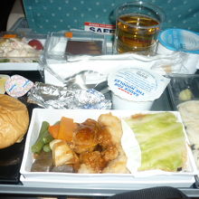 SQ637便機内食(2012年1月搭乗時)