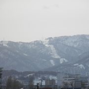 札幌の西側にそびえる手稲山