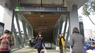 開通したばかりの蘇州の地下鉄！