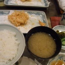 ご飯とかきあげ