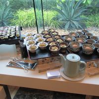 朝食会場の日本食コーナー