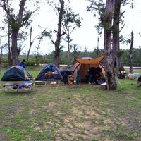 テントは3つはれました