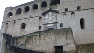 城壁が展望台に