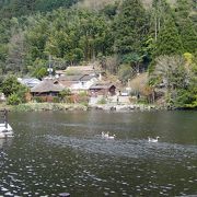 温泉の湖