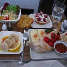 チキンの方が美味しかった。