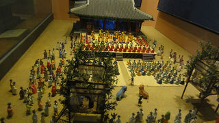 宮中行事や生活の様子が再現されてます。