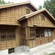 日本人宿舎を復元した日本家屋