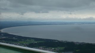 男鹿半島が見渡せます