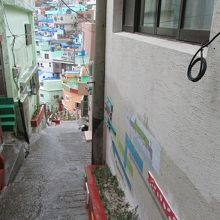 細道からの眺め